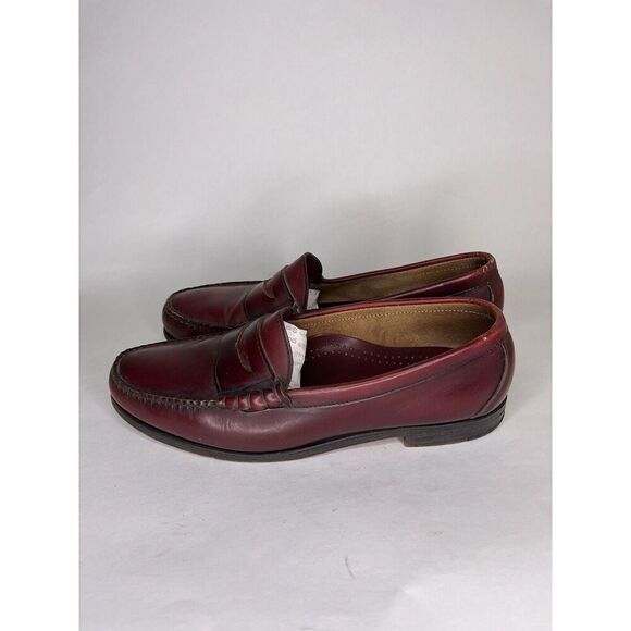 Cole Haan Burgundy Brown Slip On Penny Loafers Dress Shoes Men’s Sz 11D US/44EU - Picture 5 of 13